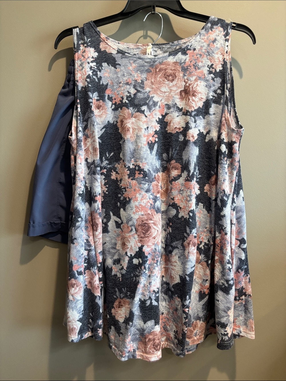 Tank Top and Shorts Combo - Sleeveless Floral Swing Tank Top and Shorts